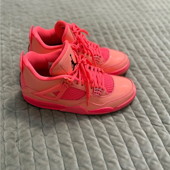 Air Jordan 4 Retro HOT PUNCH Size 8 Women’s RARE - Picture 9 of 10